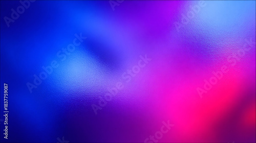 High-energy neon gradient surface blending vivid electric blue, intense pink, and glowing purple tones with seamless transitions and diffused luminous highlights 