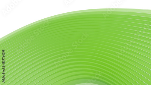 Fototapeta Naklejka Na Ścianę i Meble -  green glass abstract background with curves