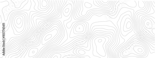 Abstract Landscape Contour Lines Seamless Background