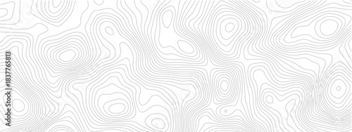 Topographic Map Line Pattern Seamless Abstract Background