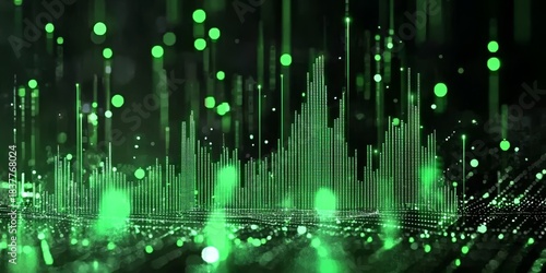 Digital Visualization of Green Financial Data Trends