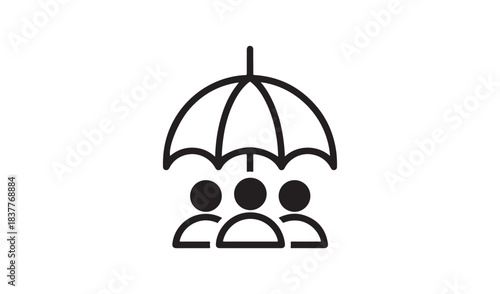 man with umbrella