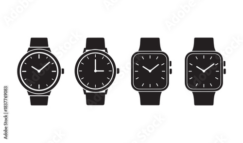 set of vector watches