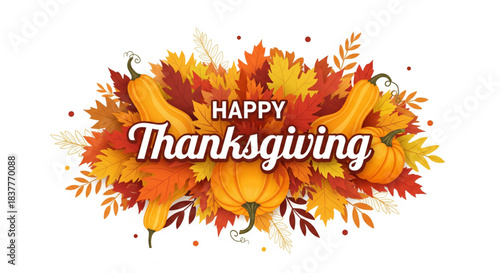 Celebrate Thanksgiving with a Beautiful Autumn Harvest Arrangement Featuring Pumpkins and Colorful Fall Leaves