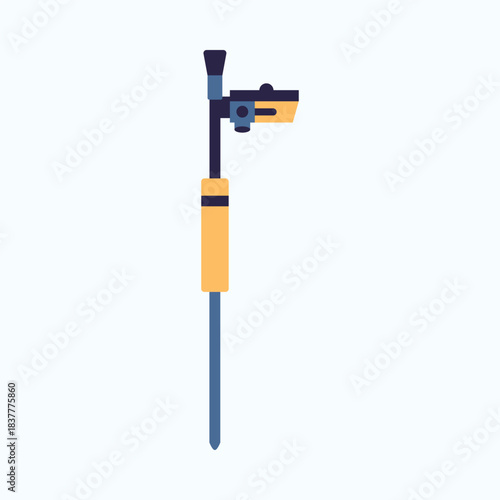 Illustration of an Surveyor Equipment jackleg drill