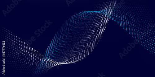 Purple background with many glowing particles. Information digital modern particles line dot simple glow wallpaper wave particles good