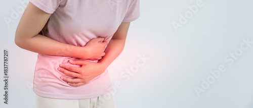 women symbol on menstrual, have abdominal pain, ache, menstrual cramps, colon cancer, belly inflammation problem, cervical cancer, ovarian cancer, abdomen, smell, vaginal discharge