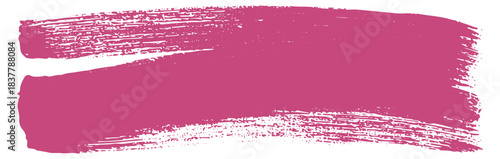 Pink Grunge Brush Stroke Paint Banner