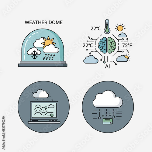 Innovative AI technology predicts weather patterns with advanced data analysis and smart forecasting, empowering informed decisions for any industry.