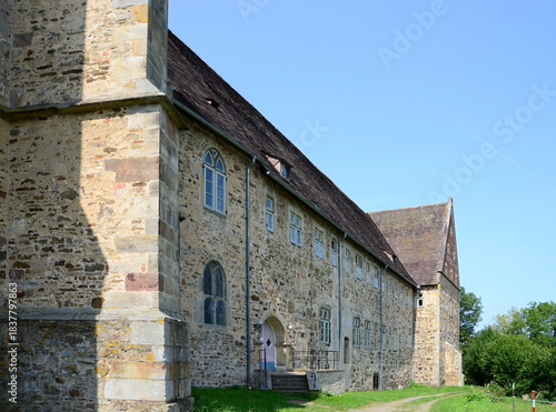 Historical Monastery in the Village Möllenbeck, Lower Saxony