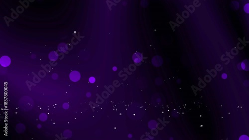 purple jewelry shimmers against an abstract dark purple background with spark particle & and bokeh particel effect. Perfect for luxury jewelry advertisements or elegant branding projects..