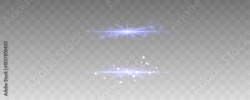 A bright cyan line glimmers across the dark space, radiating energy and soft spark reflections. A striking accent for modern designs. vector