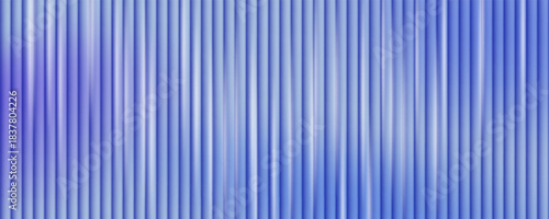Corrugated polycarbonate plastic wall. Glass pattern background abstract gradient line 3D effect with ribbed texture. Luxury modern overlay for architecture, bathroom, office, cosmetic podium.