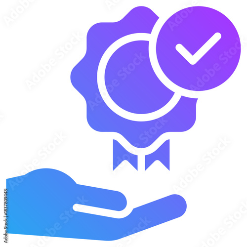 Achievement icon for management crisis, website, application, printing, document, poster design, etc