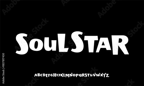 roovy Font. Graffiti Font. Creative Hand Drawn Uppercase .Street Art Classic Lettering Fashion Designs Typography modern serif vector illustration