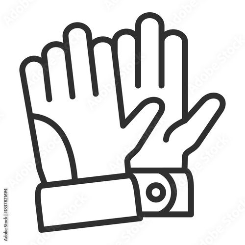 Glove Icon Single Vector Collection 