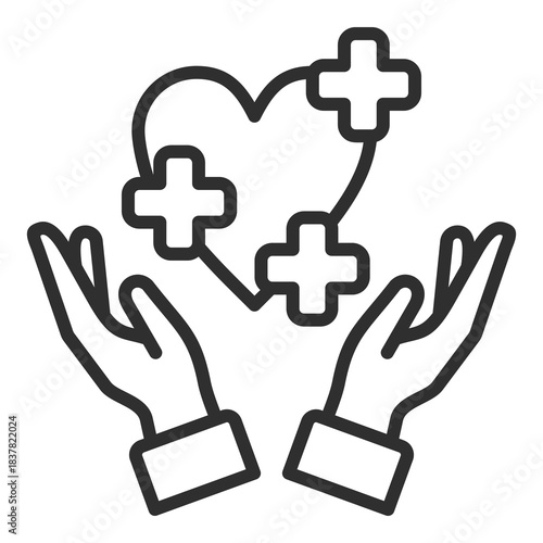 Health Icon Single Vector Collection 