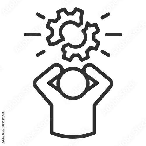 Stress Icon Single Vector Collection 