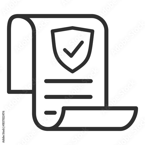 Policy Icon Single Vector Collection 