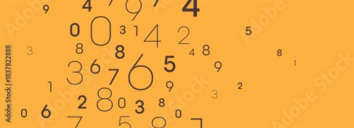 abstract background with numbers
