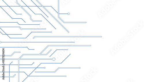 Circuit board pattern for technology background