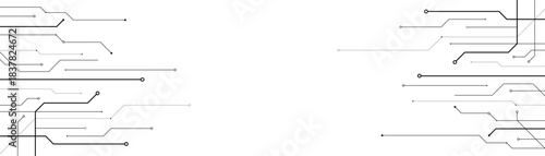 Technology lines background. Circuit board texture. Electronic pattern. Digital data backdrop. Computer system background.