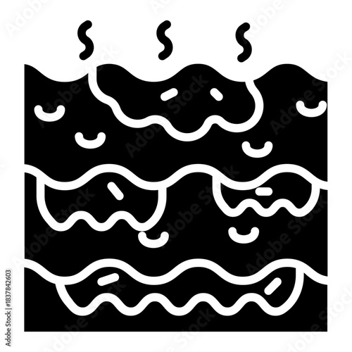 Oil in the soil icon