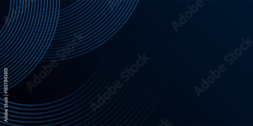 Simple abstract background with glowing circles. Swirl circular lines pattern. Geometric spiral. Twirl element. Modern graphic design. Art