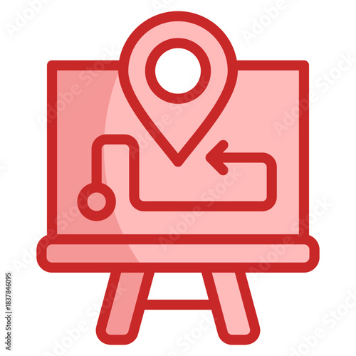 Strategic Roadmap Icon