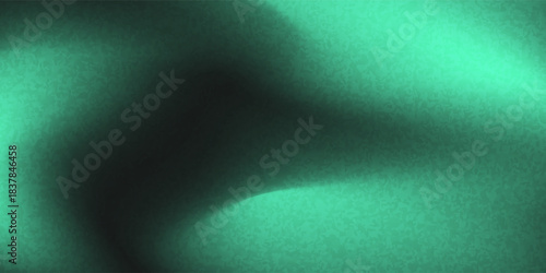 Abstract gradient in shades of green with grainy noise texture. Ideal for digital backgrounds, web design, presentations, banners, and digital designs.