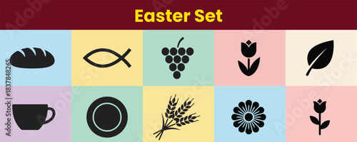 Abstract geometric design with vibrant color accents