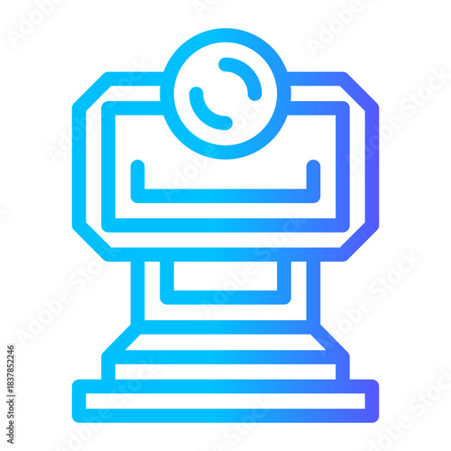 Best Performance Badge Outline	