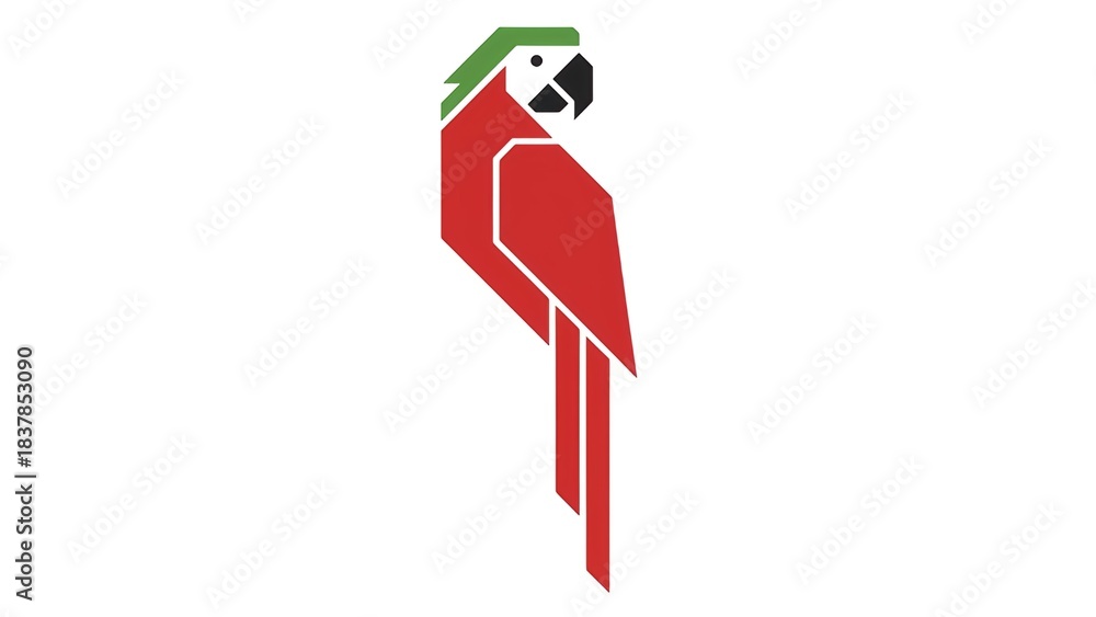 Fototapeta premium 3d render of a bird