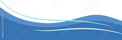 Business Footer with Line Decoration