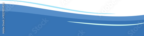 Business Footer with Line Decoration