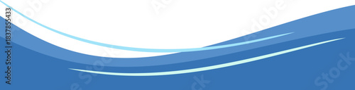 Business Footer with Line Decoration