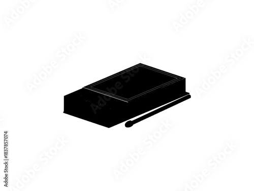 match box isolated on white background