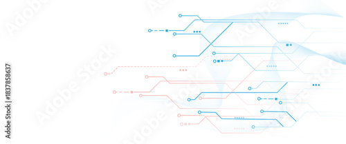 Vectors Abstract connecting lines and dots. Social networking, network connection and global communication technology background