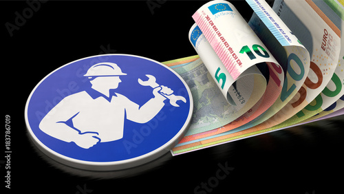 Handwerker und Geld