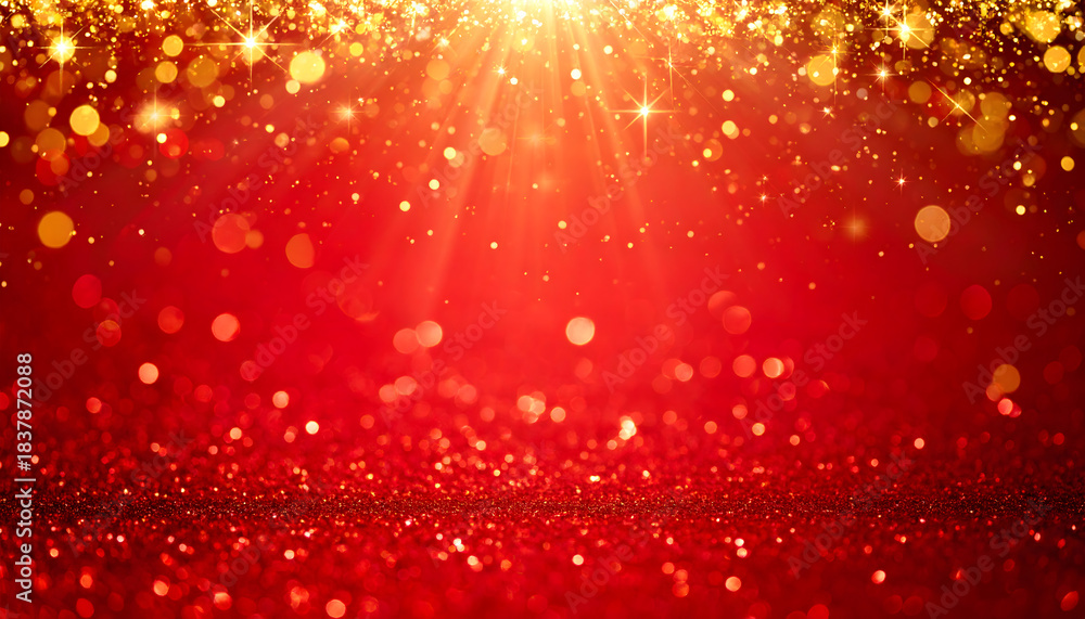 Fototapeta premium 赤と金の華やかな背景用画像