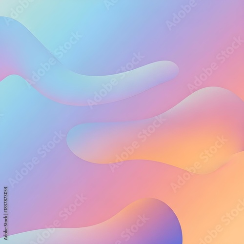 A Surreal Minimalist Journey: Soft Gradients and Abstract Geometric Shapes Evoke Profound Psychological Calm, Deep Introspection, and Ethereal Dreamlike Visions