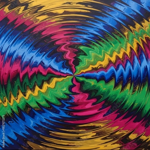 Dynamic Vibrant Expressionist Cosmos: Luminous Ripple Textures, Bold Brushstrokes on Fluid Canvas, and Intensely Surreal Energy Profoundly Evoke Expressive Rhythms.