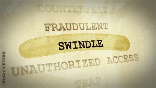 Swindle Text Highlight Animation – Documentary Style Effect