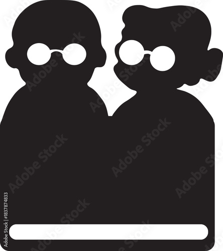 Babcia i dziadek zakładka prezent