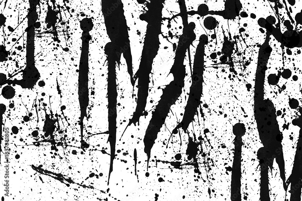 Fototapeta premium abstract grunge background with ink splashes