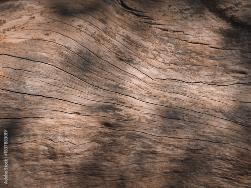 The authentic wood surface from dead forest trees reflects natural evolution.     