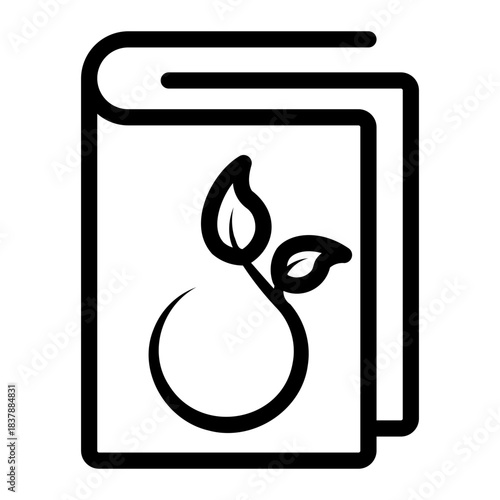 educational book Line Icon
