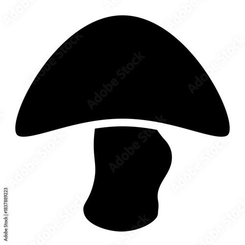 Mushrooms icons . Mushroom stem and cap, thin line design. The body of the fungus, linear symbols collection.. isolated vector illustration.