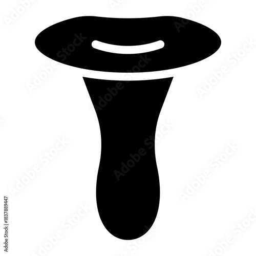 Mushrooms icons . Mushroom stem and cap, thin line design. The body of the fungus, linear symbols collection.. isolated vector illustration.