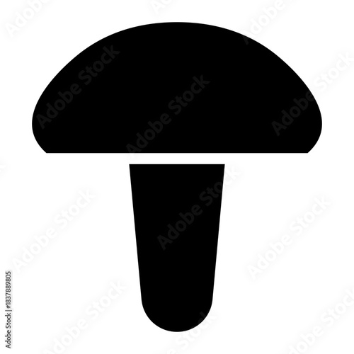 Mushrooms icons . Mushroom stem and cap, thin line design. The body of the fungus, linear symbols collection.. isolated vector illustration.